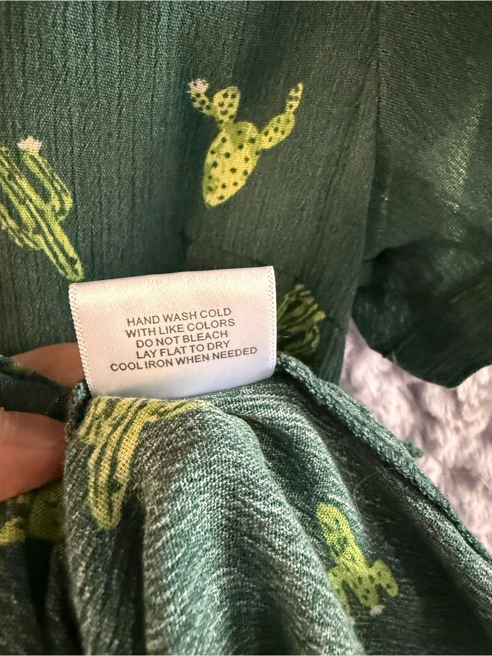ModCloth | Cactus Print Button-up Small - Picture 5 of 5